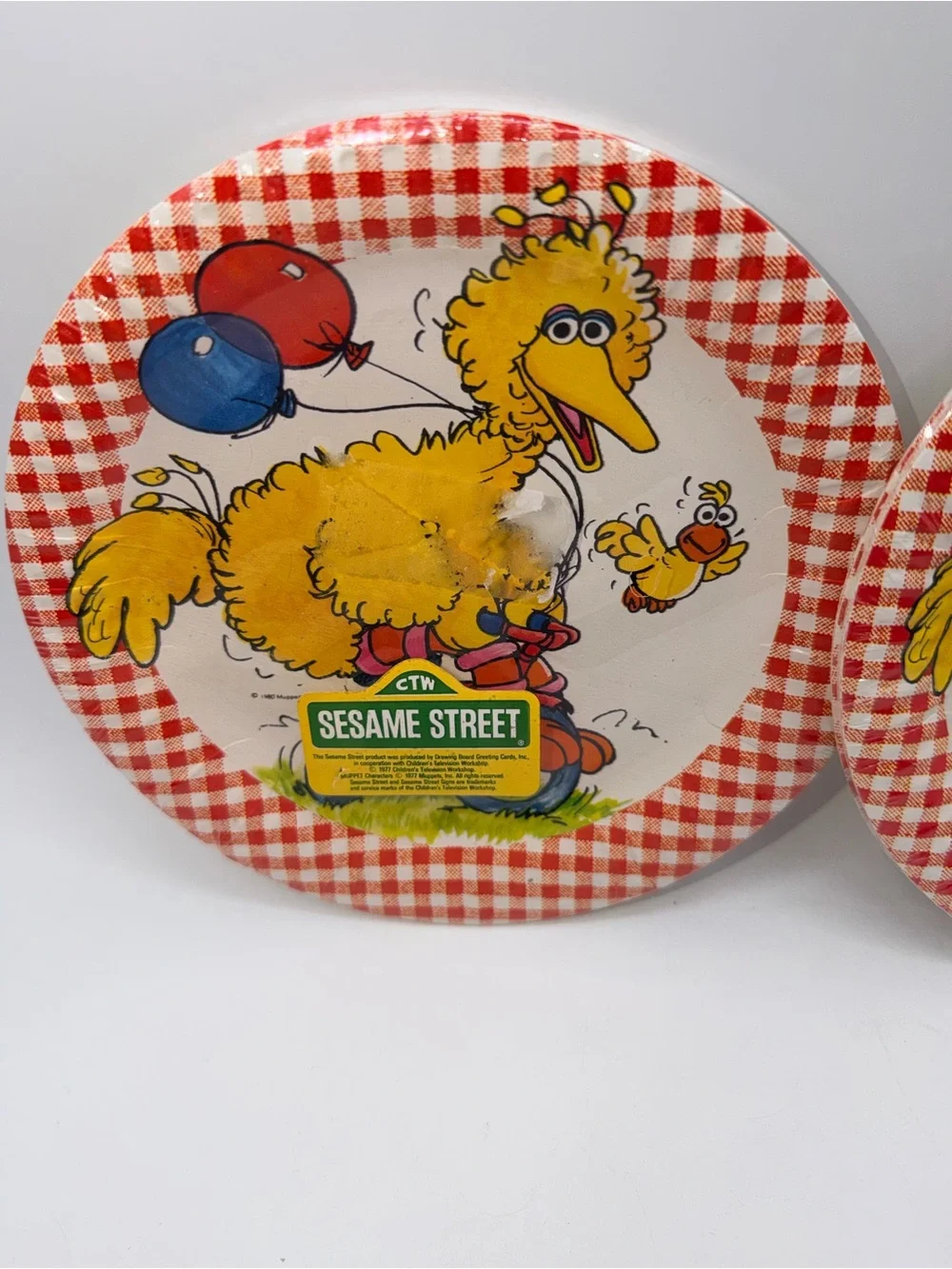 Vintage Sesame Street Party Plates